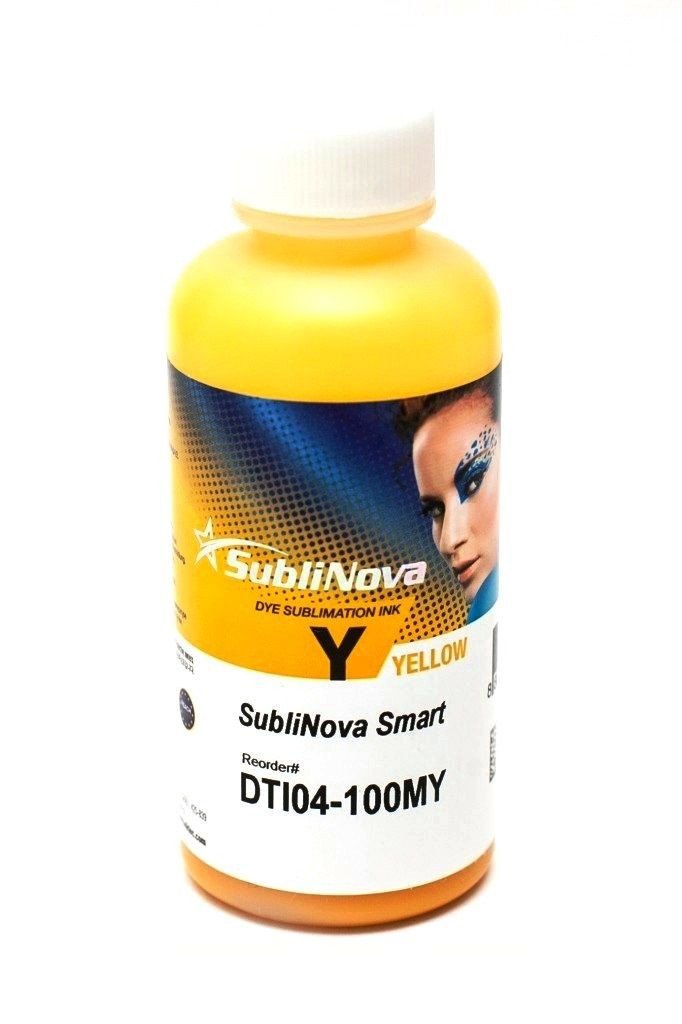 Cerneala sublimare Sublinova Smart, Yellow 100ml, compatibila Epson