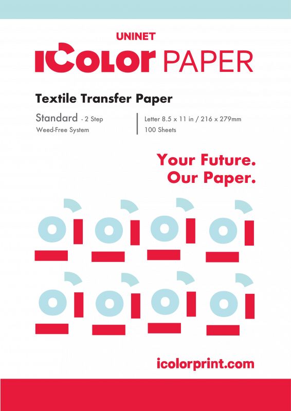 Hartie termotransfer iColor Standard pas 2 pentru tesaturi deschise si inchise	