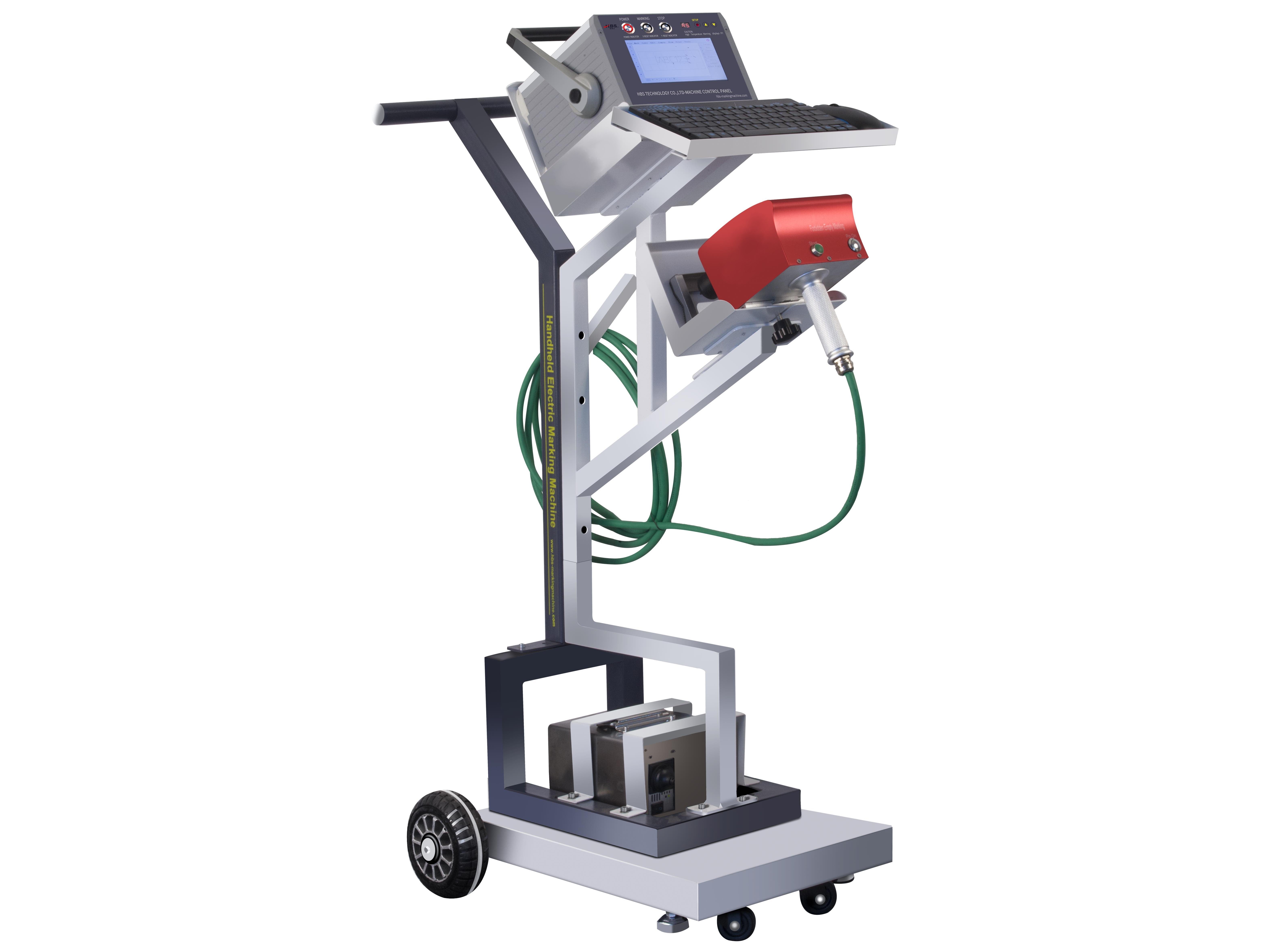 Sistem de marcare portabil prin micropercutie 380D cu carucior mobil